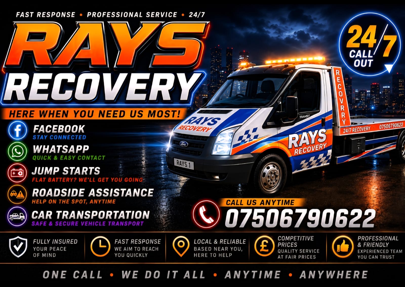 Ray's Recovery truck